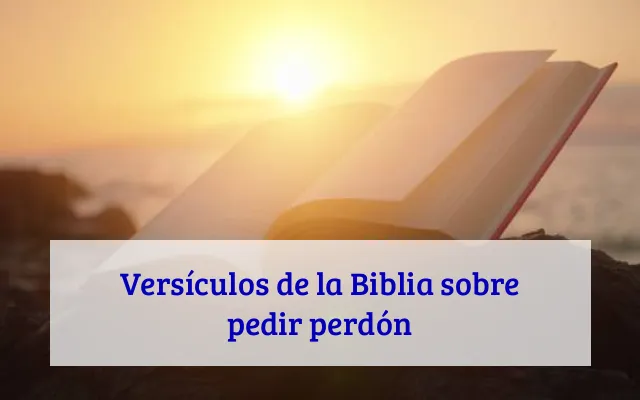 Versículos de la Biblia sobre pedir perdón