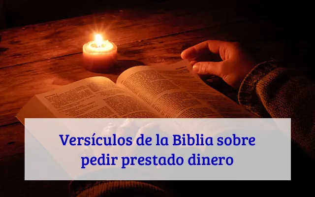 Versículos de la Biblia sobre pedir prestado dinero